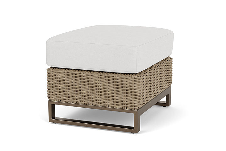 Milan Ottoman in Brushwood Finish