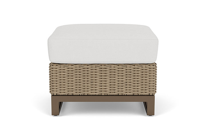 Milan Ottoman in Brushwood Finish