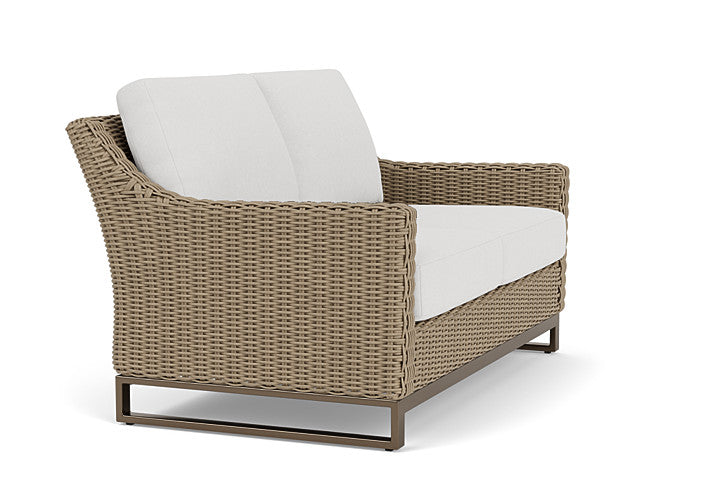 Milan Loveseat in Brushwood Finish