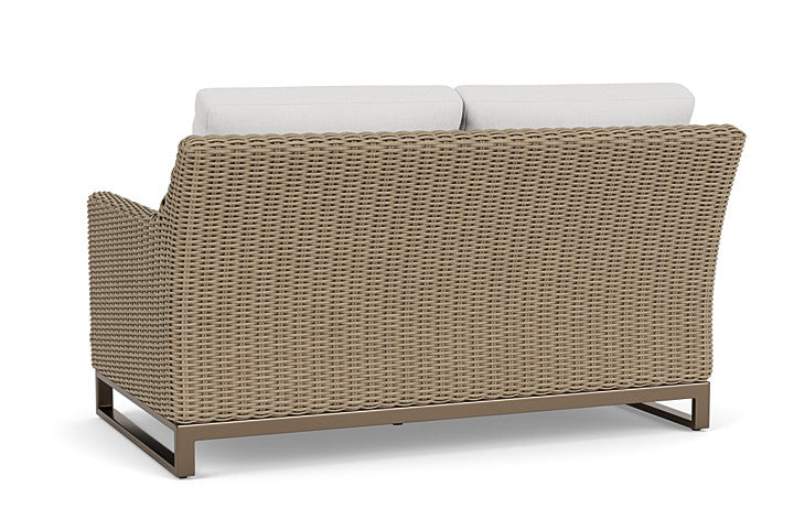 Milan Loveseat in Brushwood Finish