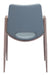 Desi Dining Chair (Set of 2) Azure Gray & Walnut