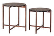 Gema Coffee Table Set (2-Piece) Bronze