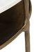 Bild Coffee Table White & Brass
