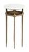 Bild Side Table White & Brass