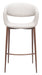 Limay Barstool Beige & Walnut