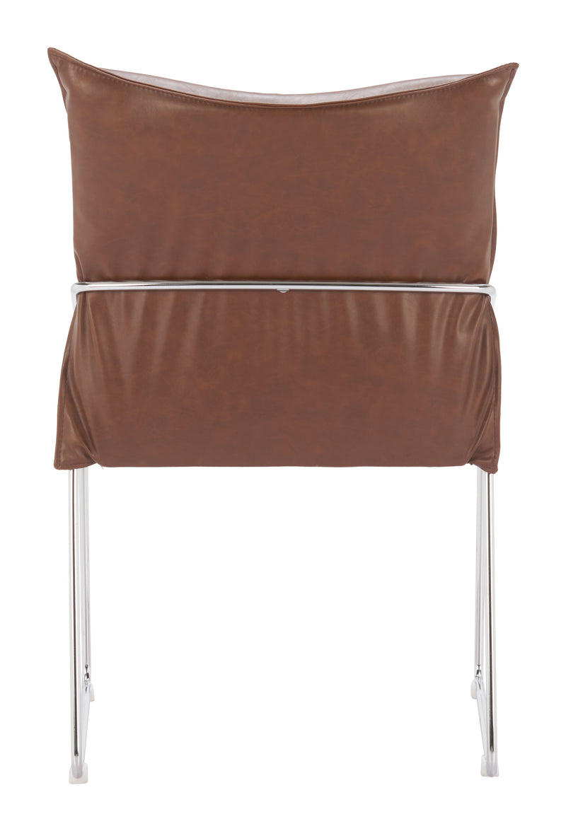 Pola Dining Chair (Set of 2) Brown