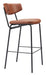 Charon Barstool (Set of 2) Vintage Brown