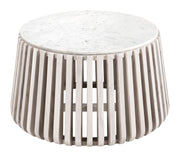 Cyprus Coffee Table White & Whitewashed