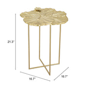 Lotus Side Table Gold