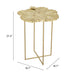 Lotus Side Table Gold