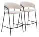 Josephine Counter Stool (Set of 2) Cream