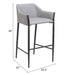 Andover Barstool Slate Gray