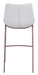 Magnus Barstool (Set of 2) White & Walnut
