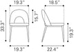 Menlo Dining Chair (Set of 2) Green