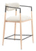 Equinox Counter Stool Oyster Gray & Natural