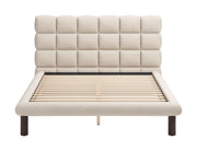Placid Queen Bed Beige