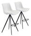 Aki Barstool (Set of 2) White & Black
