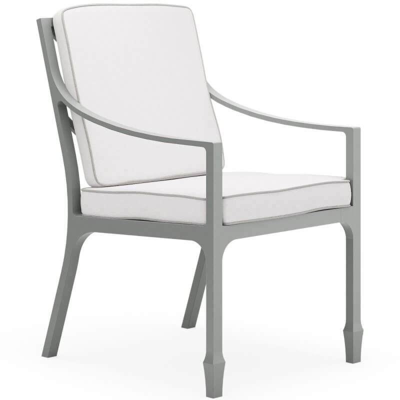 Alberti Dining Arm Chair - With Seat and Back Cushion