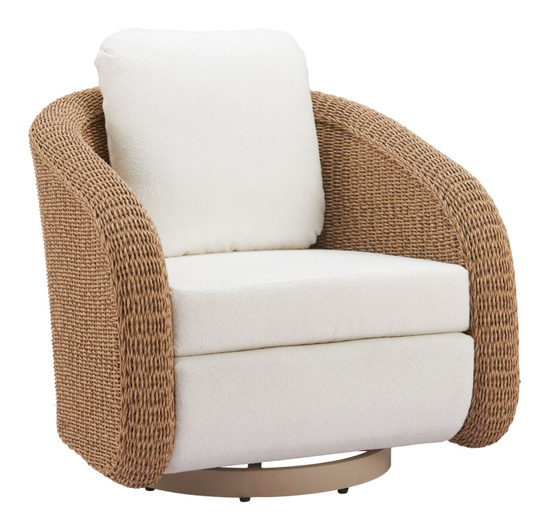 Solara Swivel Chair Ivory