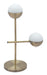 Waterloo Table Lamp White & Bronze