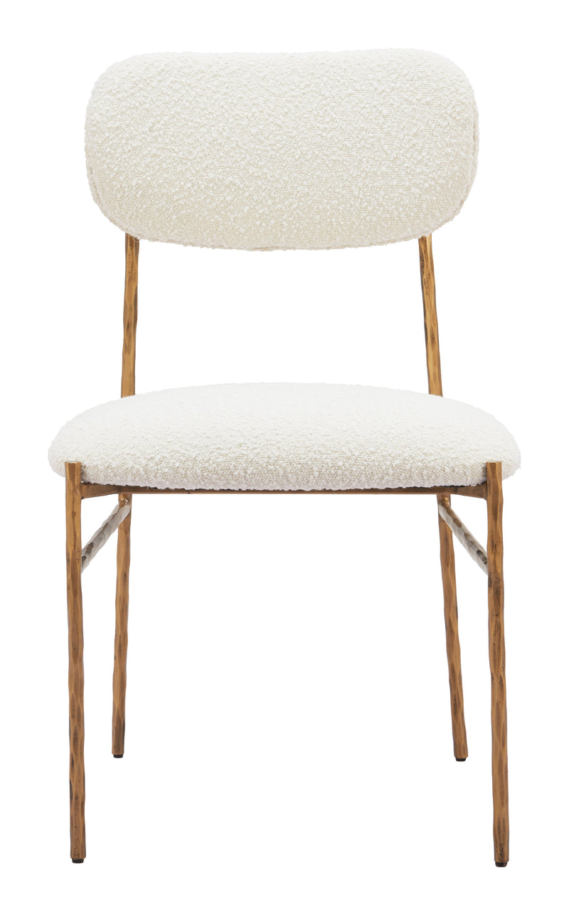 Sydhavnen Dining Chair Cream & Gold