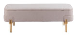 Lebreton Storage Bench Oatmeal Beige