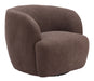 Govan Swivel Chair Brown