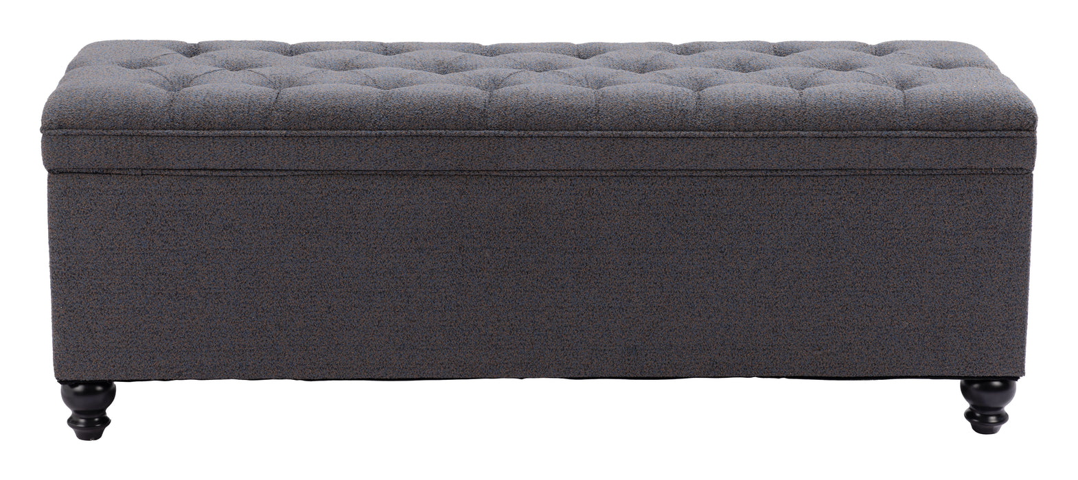 Halifax Storage Bench Gravel Gray