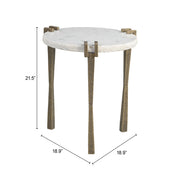 Rench Side Table White