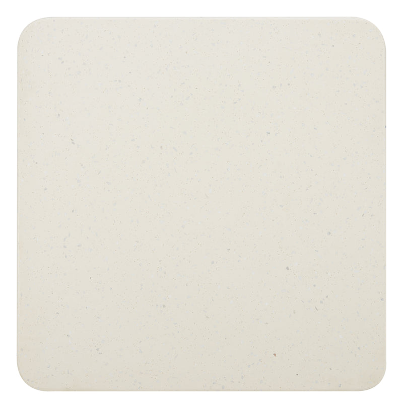 Cher Coffee Table White & Brass