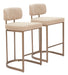 Velar Counter Stool (Set of 2) Beige
