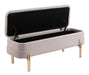 Lebreton Storage Bench Oatmeal Beige