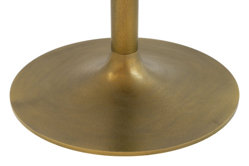 Ithaca Dining Table White & Gold