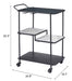 Constanza Bar Cart Black