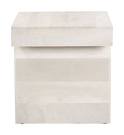 Kiel Side Table Whitewashed