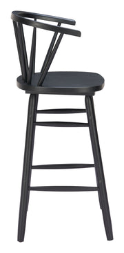 Stenger Barstool (Set of 2) Black