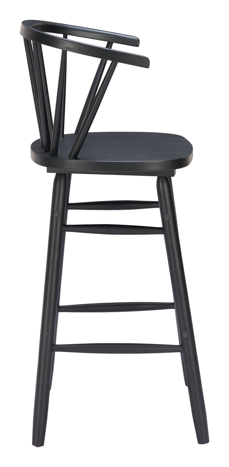 Stenger Barstool (Set of 2) Black