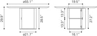 Izola Dining Table Brown