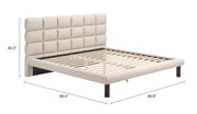 Placid King Bed Beige