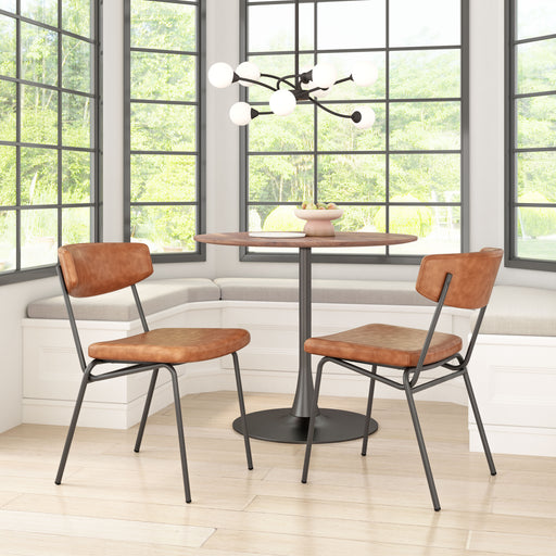 Charon Dining Chair (Set of 2) Vintage Brown