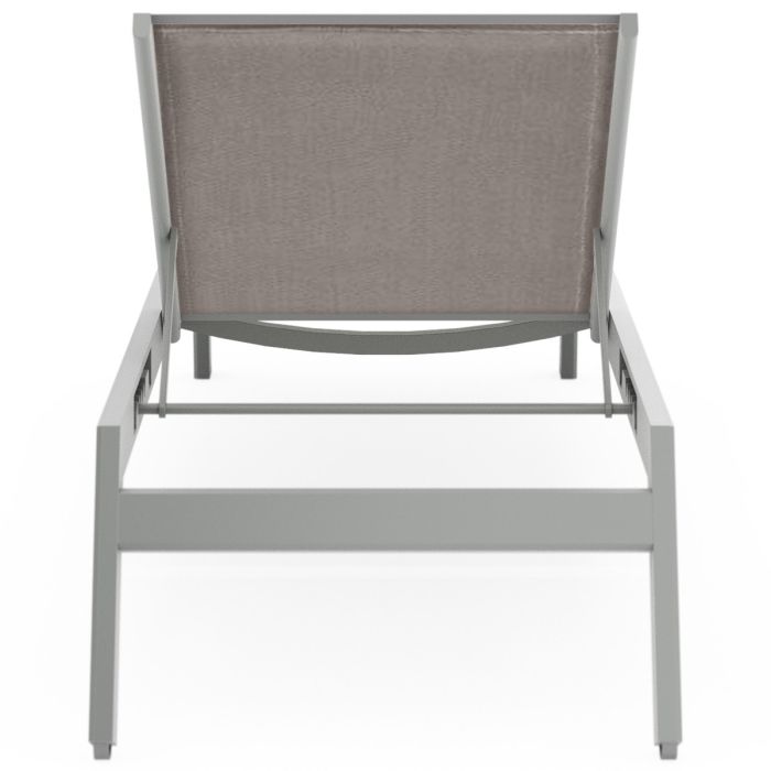 Palm Palm Coast Padded Sling Chaise Lounge 2.0 w/ Casters Coast Padded Sling