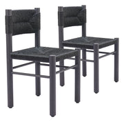 Iska Dining Chair (Set of 2) Black