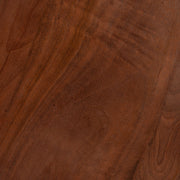 Stuk Side Table Brown & White