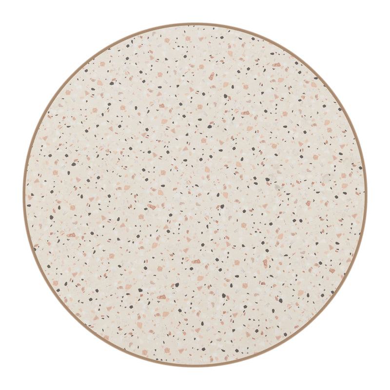 Bite Bistro Table Beige & Gold