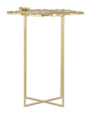 Lotus Side Table Gold