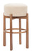 Nade Barstool (Set of 2) Beige & Walnut
