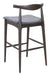 Tuzka Barstool (Set of 2) Gray & Espresso