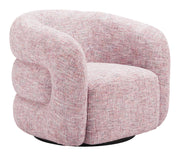 Refine Swivel Chair Pink Tweed