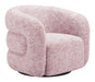 Refine Swivel Chair Pink Tweed