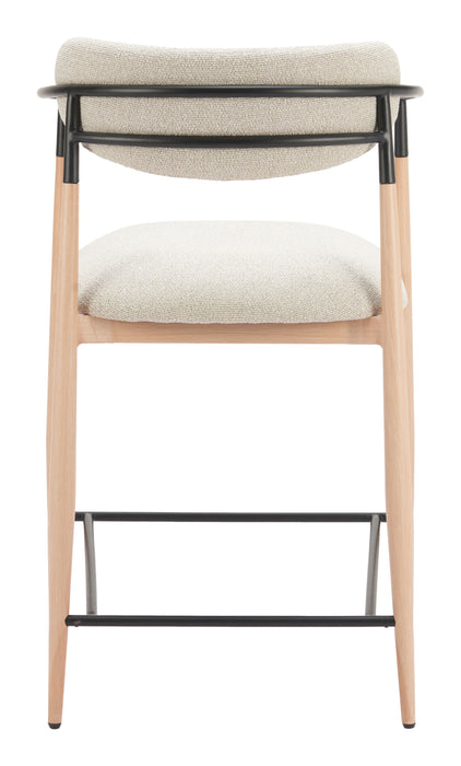 Equinox Counter Stool Oyster Gray & Natural